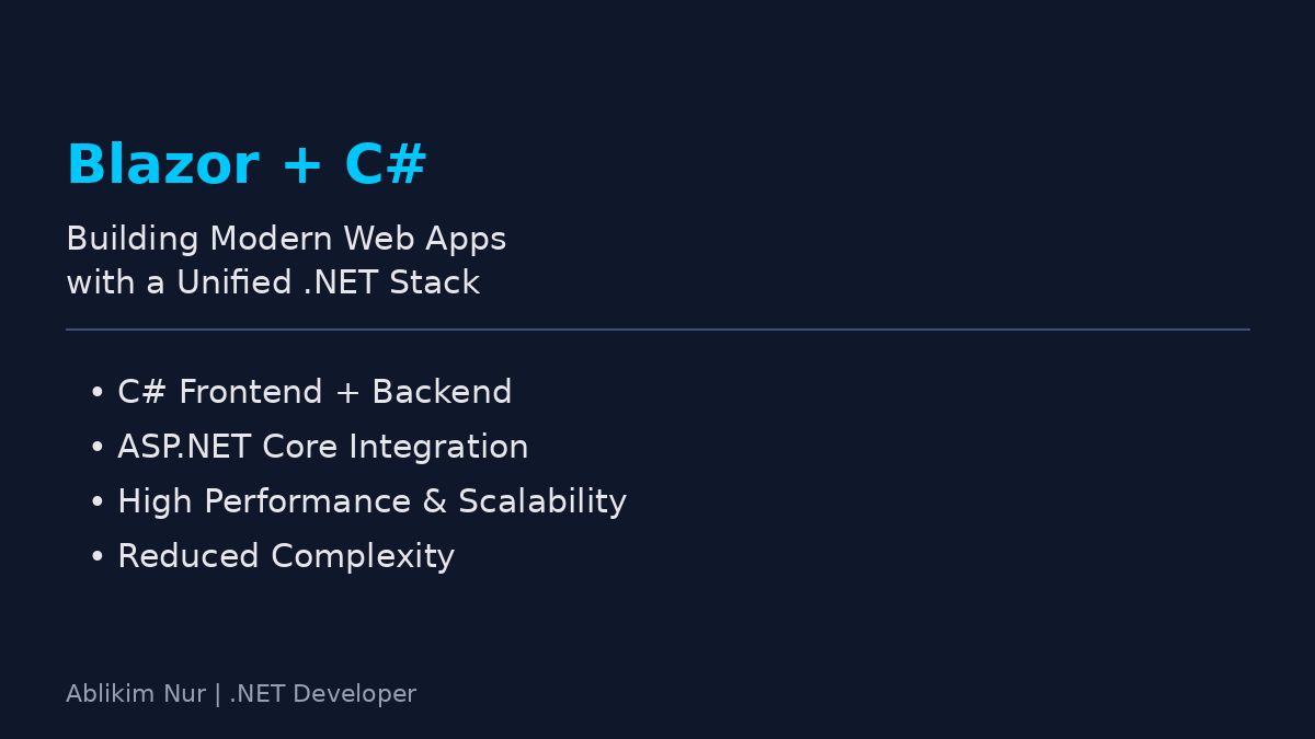Why Blazor Is Becoming a Serious Option for Modern .NET Applications?